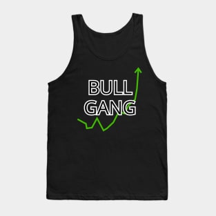 Bull Gang Stonks Only Go Up Tank Top